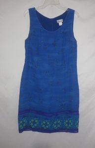 Amorose 14 Lapis Lime Gorgeous Shift Dress Plus